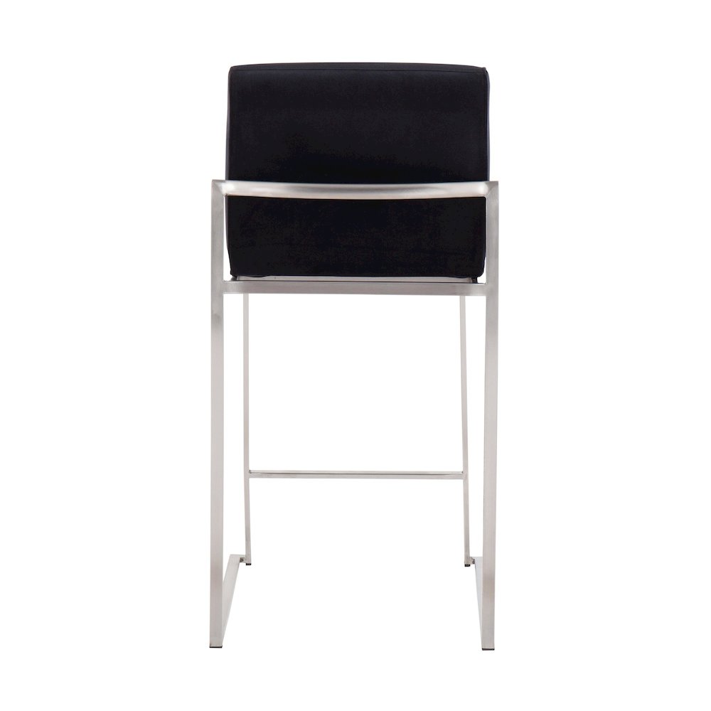 Fuji High Back 26" Fixed-Height Counter Stool - Set of 3. Picture 5