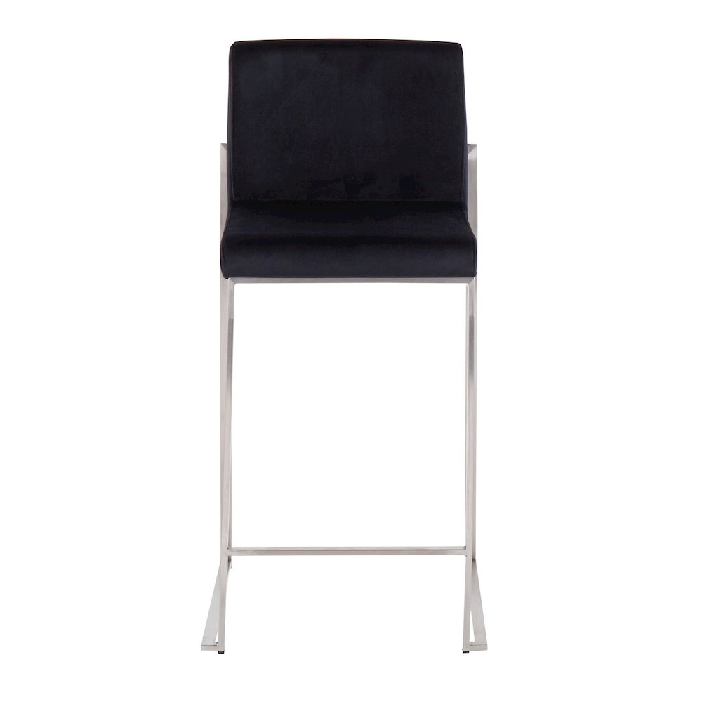 Fuji High Back 26" Fixed-Height Counter Stool - Set of 3. Picture 6