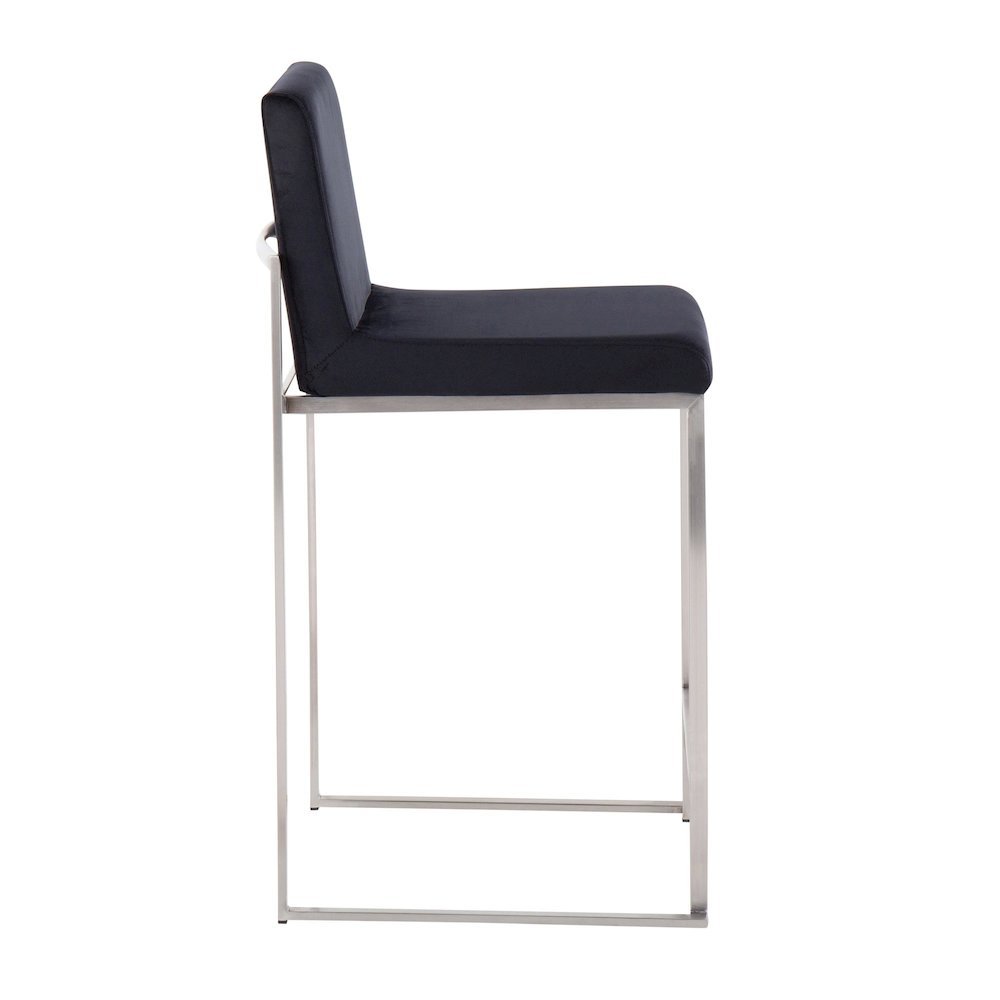 Fuji High Back 26" Fixed-Height Counter Stool - Set of 3. Picture 3