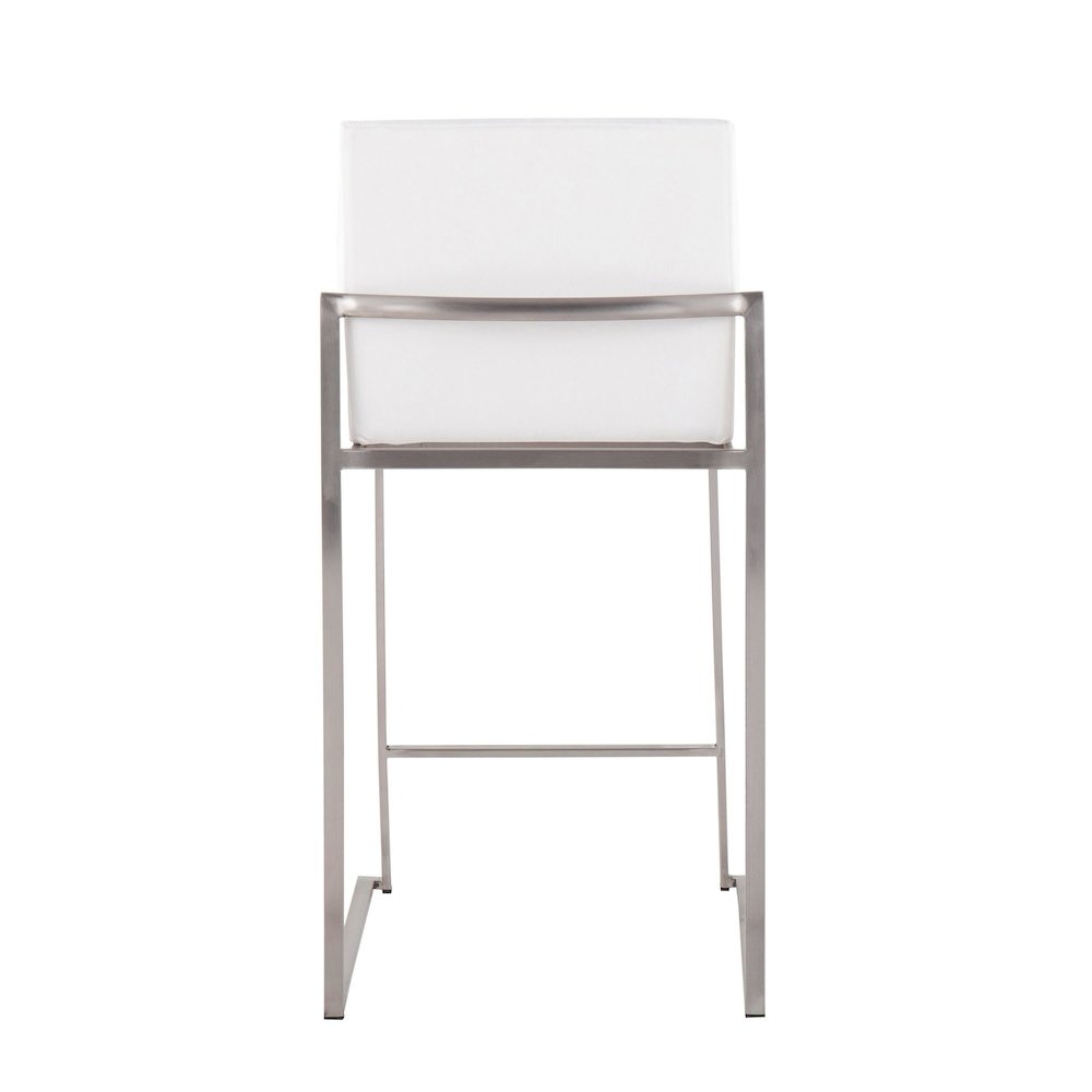 Fuji High Back 26" Fixed-Height Counter Stool - Set of 3. Picture 5