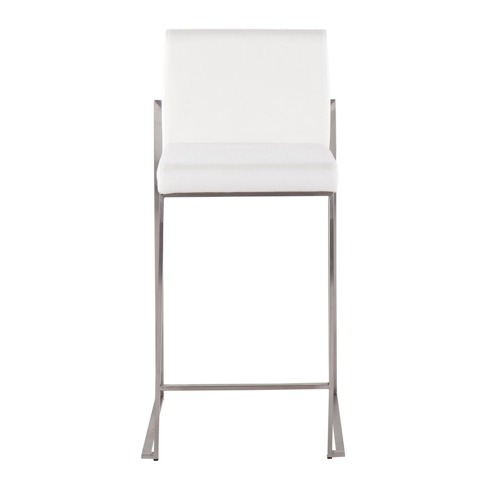 Fuji High Back 26" Fixed-Height Counter Stool - Set of 3. Picture 6