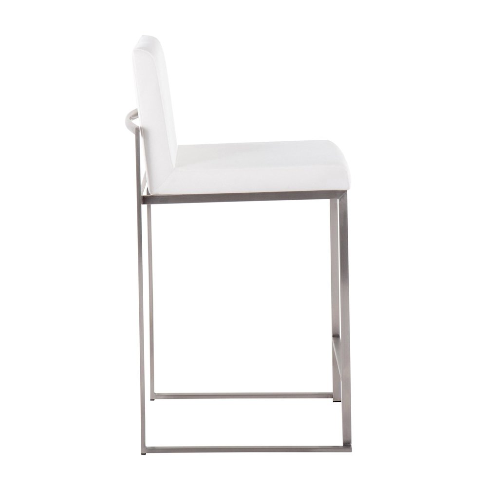 Fuji High Back 26" Fixed-Height Counter Stool - Set of 3. Picture 3