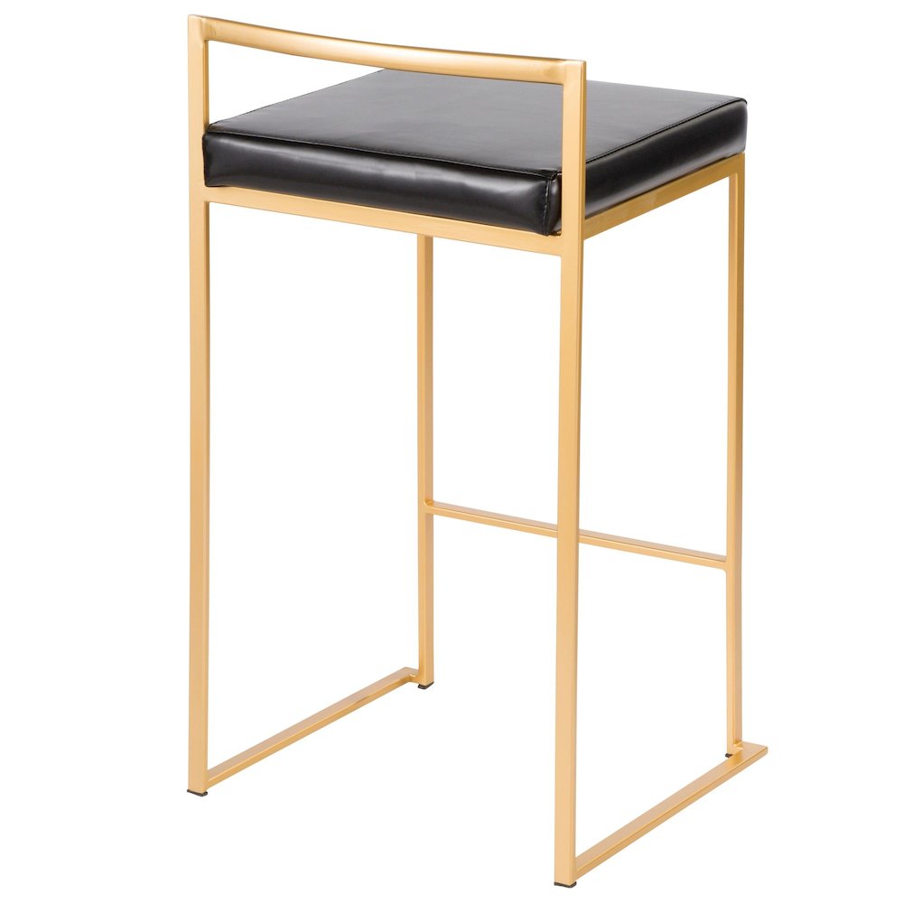 Fuji Stacker 26" Fixed-Height Counter Stool - Set of 3. Picture 4