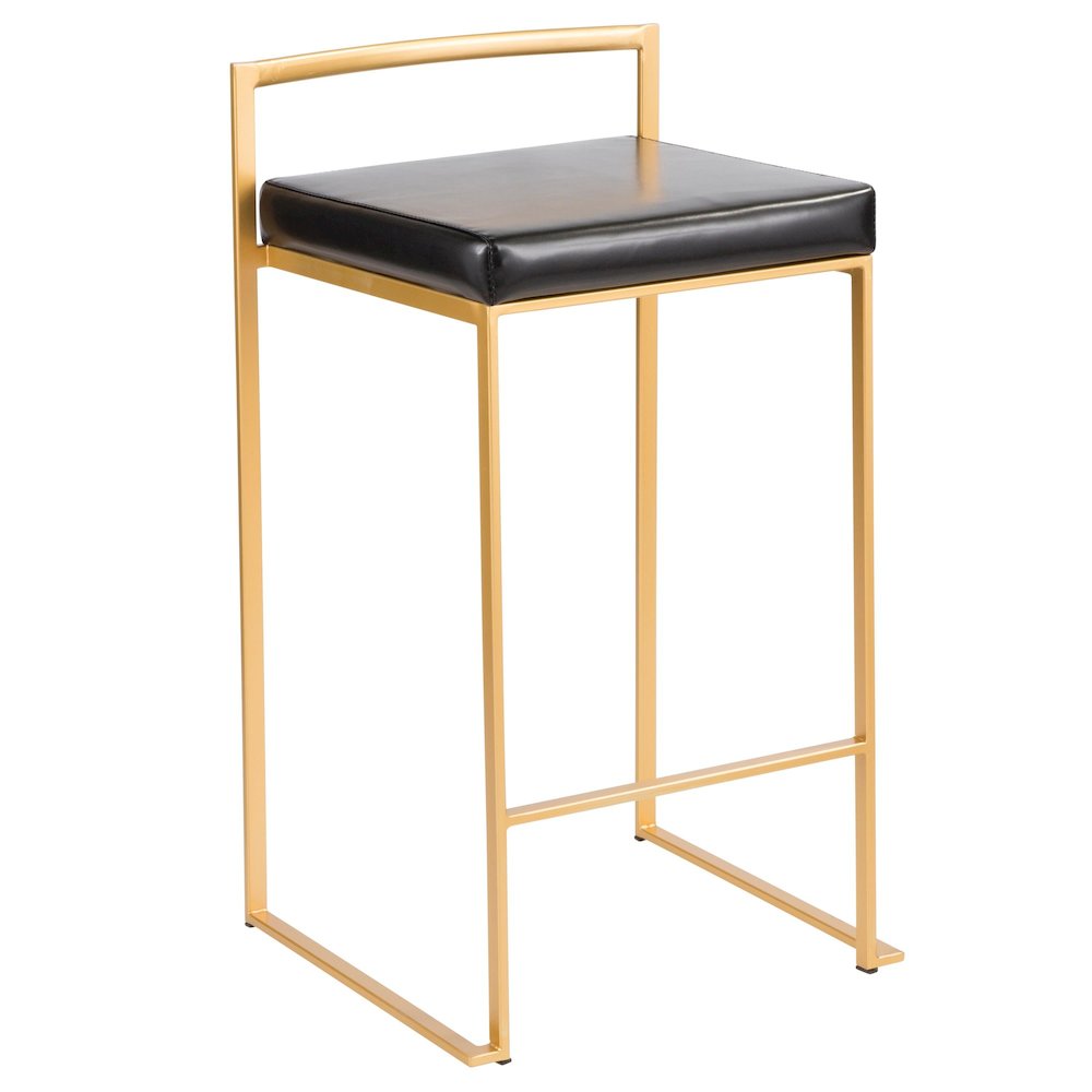 Fuji Stacker 26" Fixed-Height Counter Stool - Set of 3. Picture 2