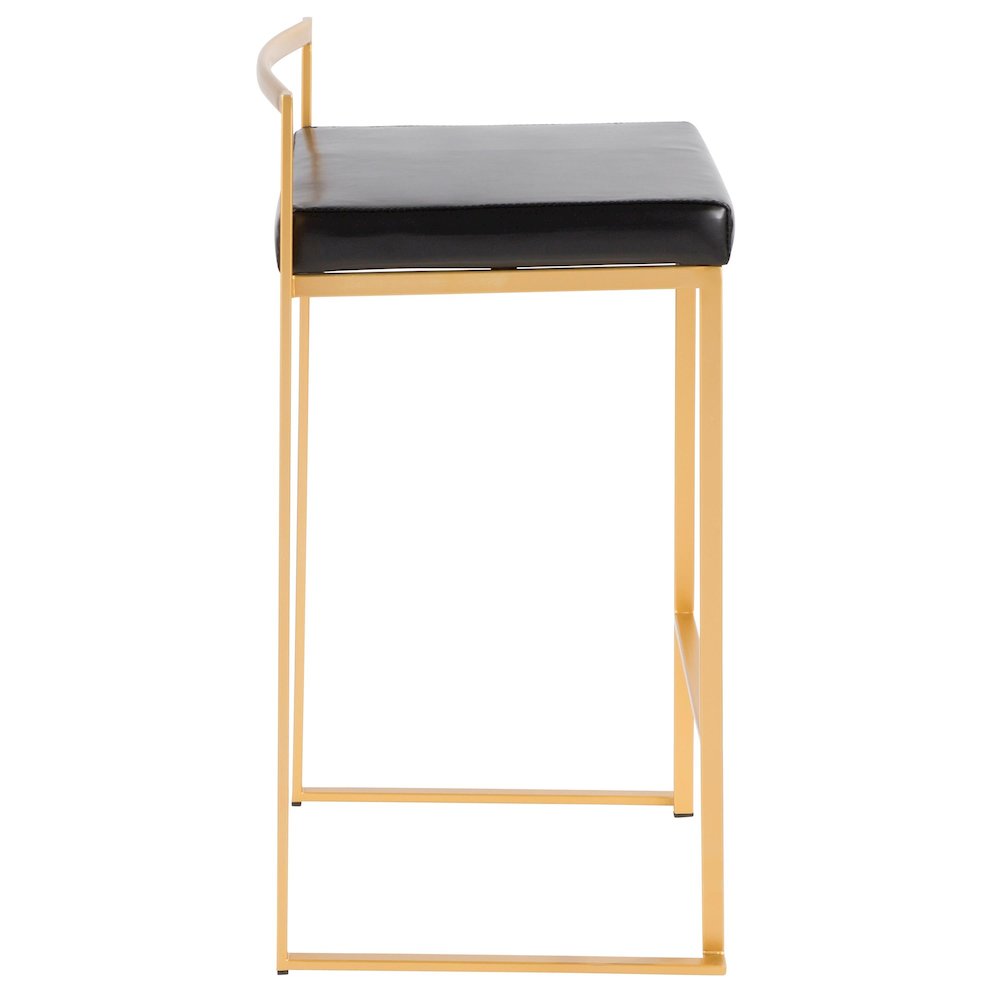 Fuji Stacker 26" Fixed-Height Counter Stool - Set of 3. Picture 3