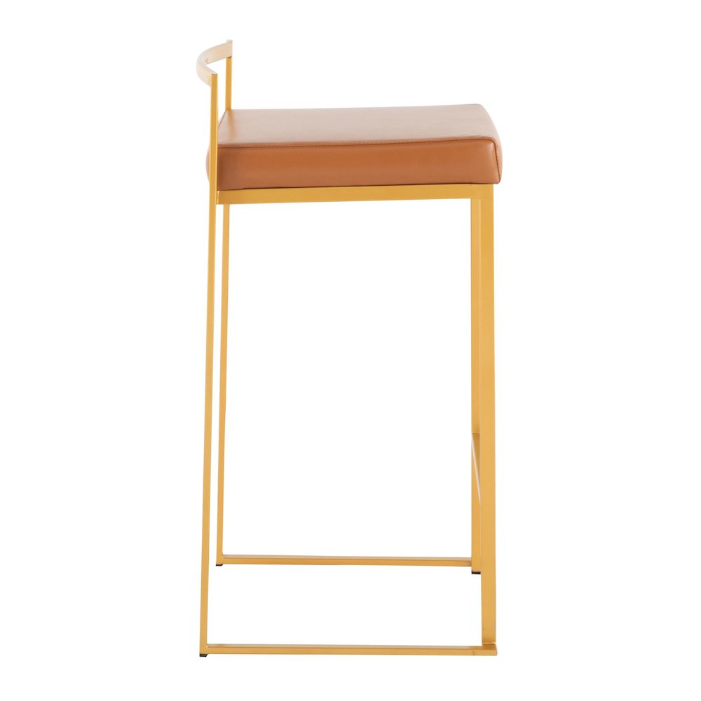 Fuji Stacker 26" Fixed-Height Counter Stool - Set of 3. Picture 3
