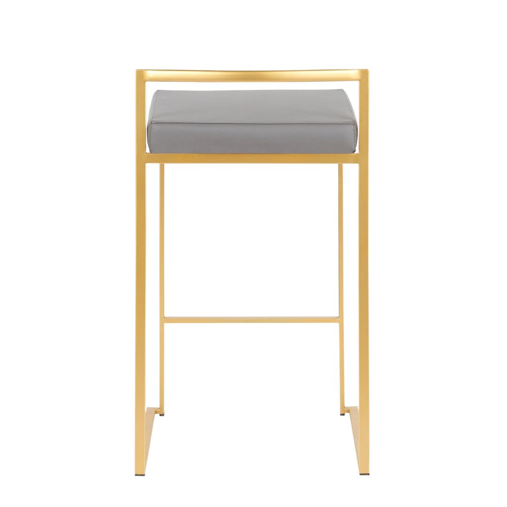 Fuji Stacker 26" Fixed-Height Counter Stool - Set of 3. Picture 5