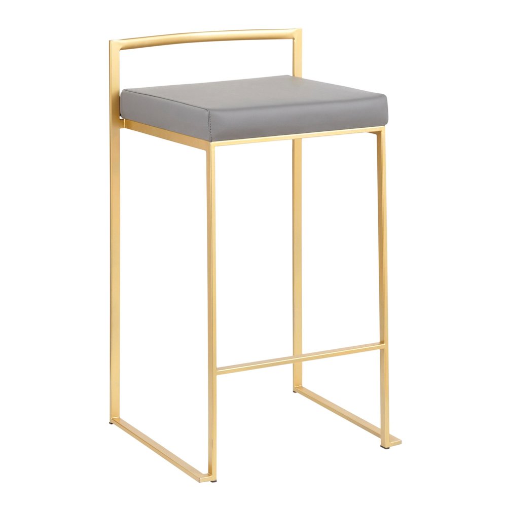 Fuji Stacker 26" Fixed-Height Counter Stool - Set of 3. Picture 2