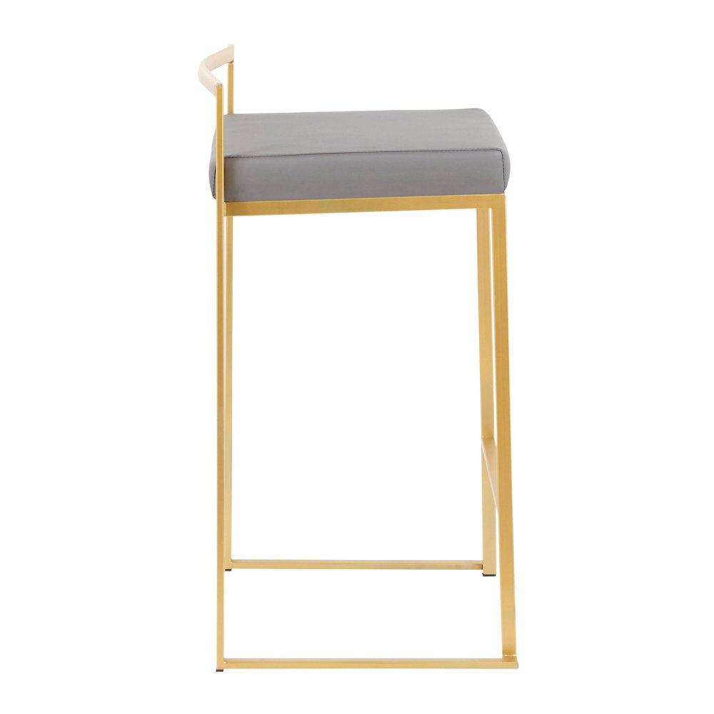 Fuji Stacker 26" Fixed-Height Counter Stool - Set of 3. Picture 3