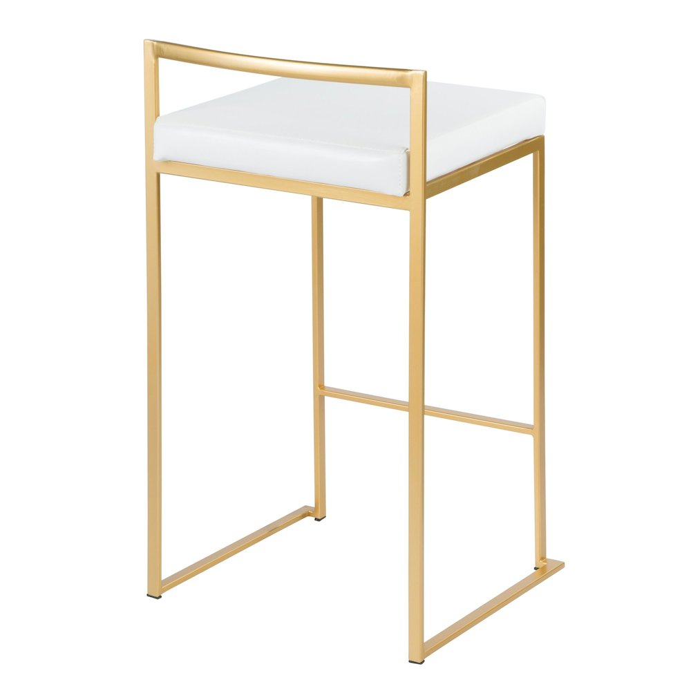 Fuji Stacker 26" Fixed-Height Counter Stool - Set of 3. Picture 4