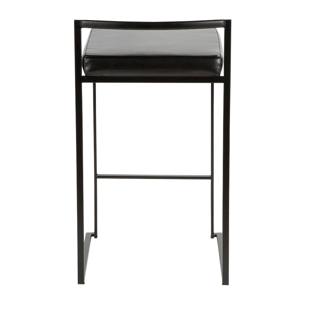 Fuji Stacker 26" Fixed-Height Counter Stool - Set of 3. Picture 5