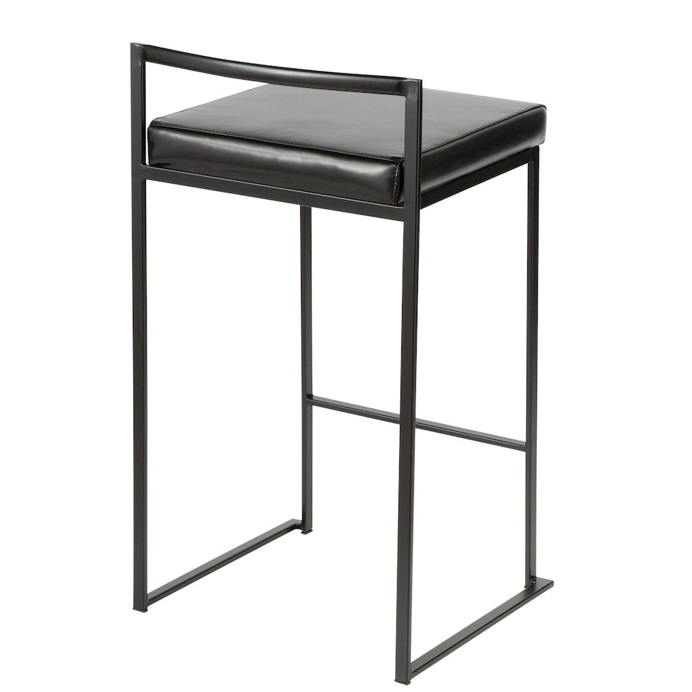 Fuji Stacker 26" Fixed-Height Counter Stool - Set of 3. Picture 4