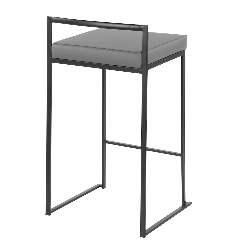 Fuji Stacker 26" Fixed-Height Counter Stool - Set of 3. Picture 4