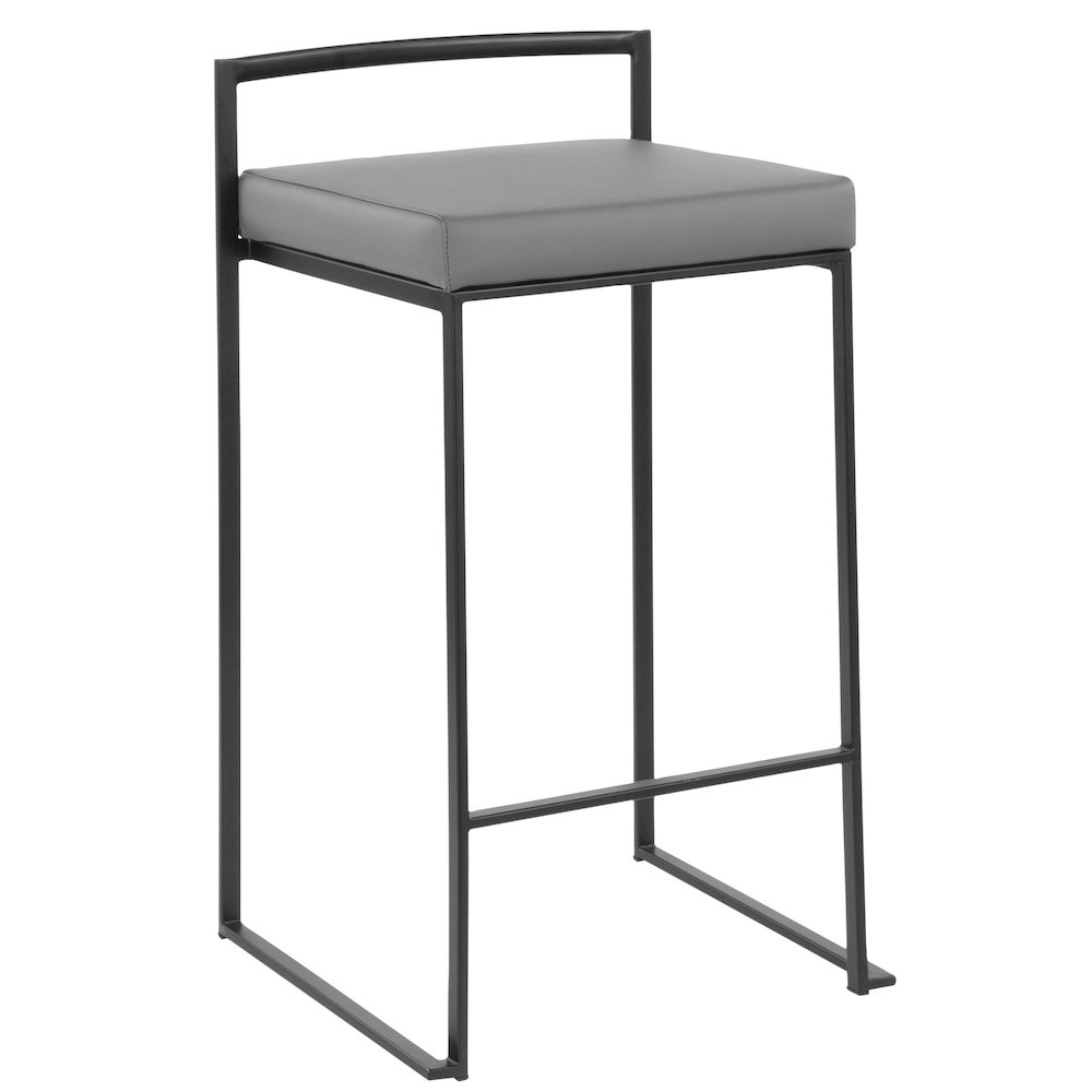 Fuji Stacker 26" Fixed-Height Counter Stool - Set of 3. Picture 2