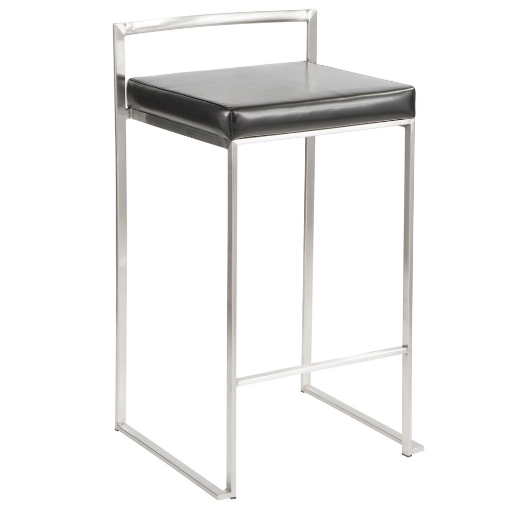 Fuji Stacker 26" Fixed-Height Counter Stool - Set of 3. Picture 2