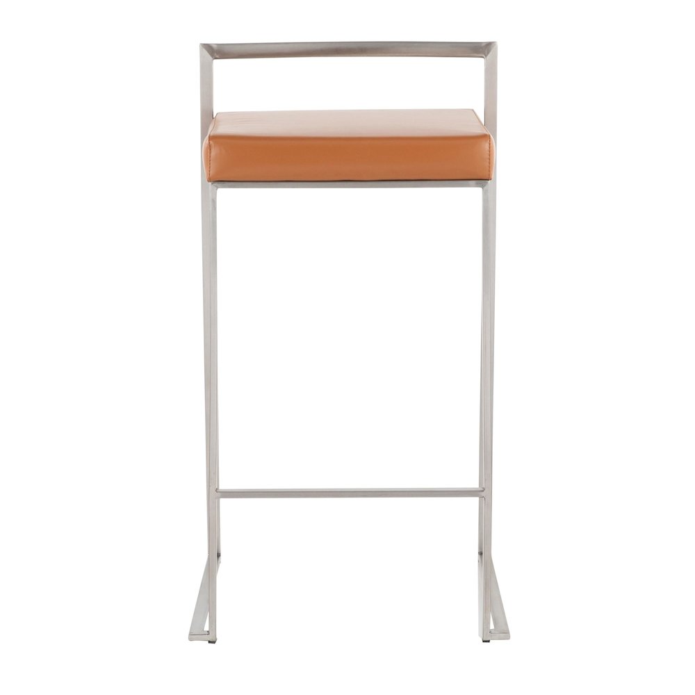Fuji Stacker 26" Fixed-Height Counter Stool - Set of 3. Picture 6