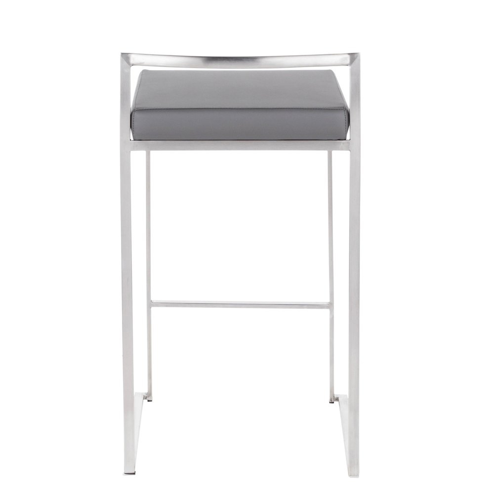 Fuji Stacker 26" Fixed-Height Counter Stool - Set of 3. Picture 5
