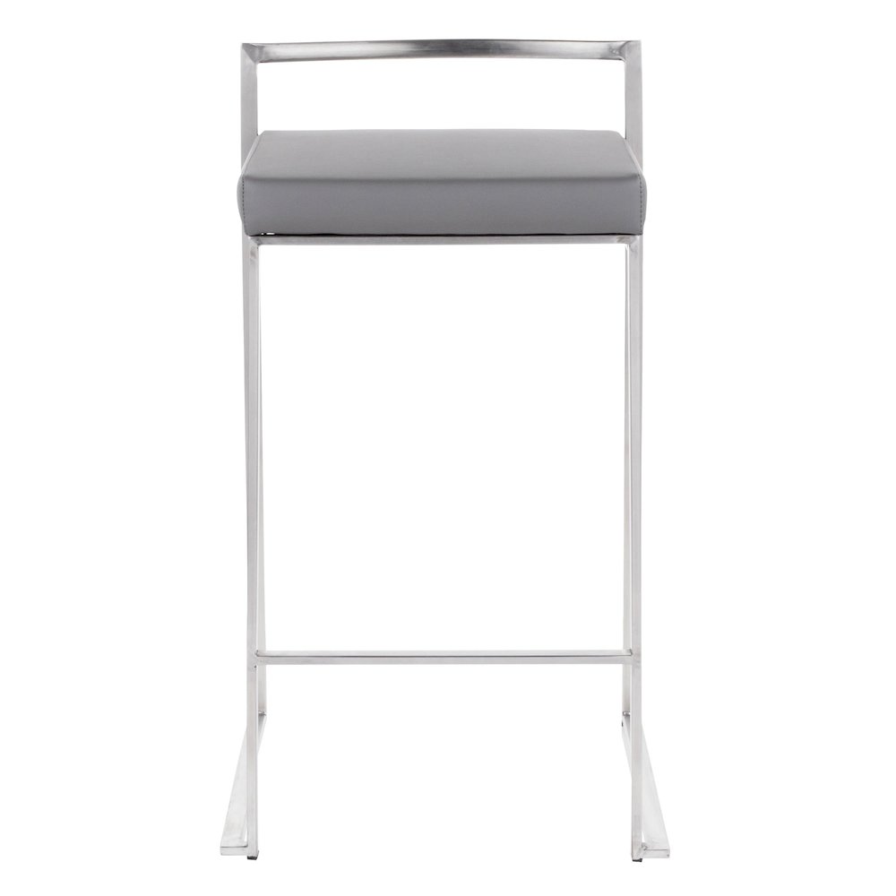Fuji Stacker 26" Fixed-Height Counter Stool - Set of 3. Picture 6