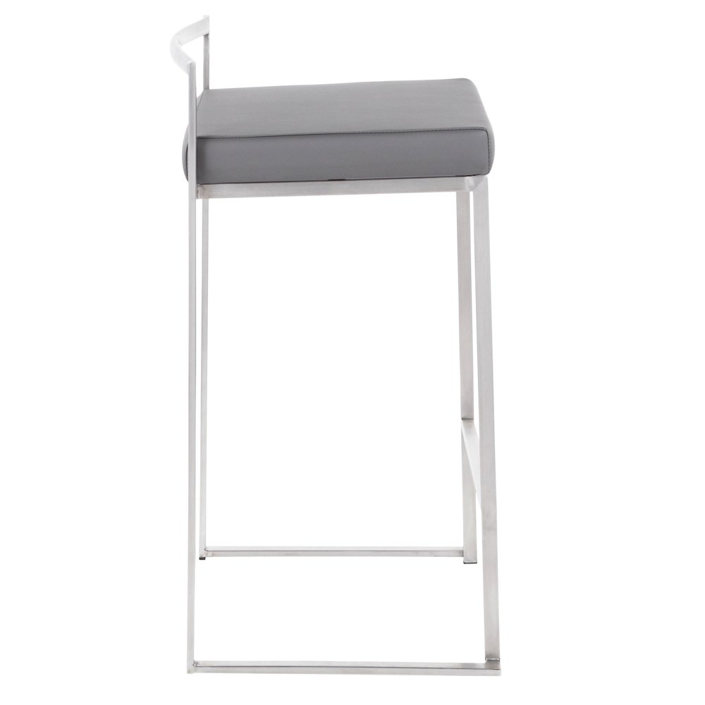 Fuji Stacker 26" Fixed-Height Counter Stool - Set of 3. Picture 3
