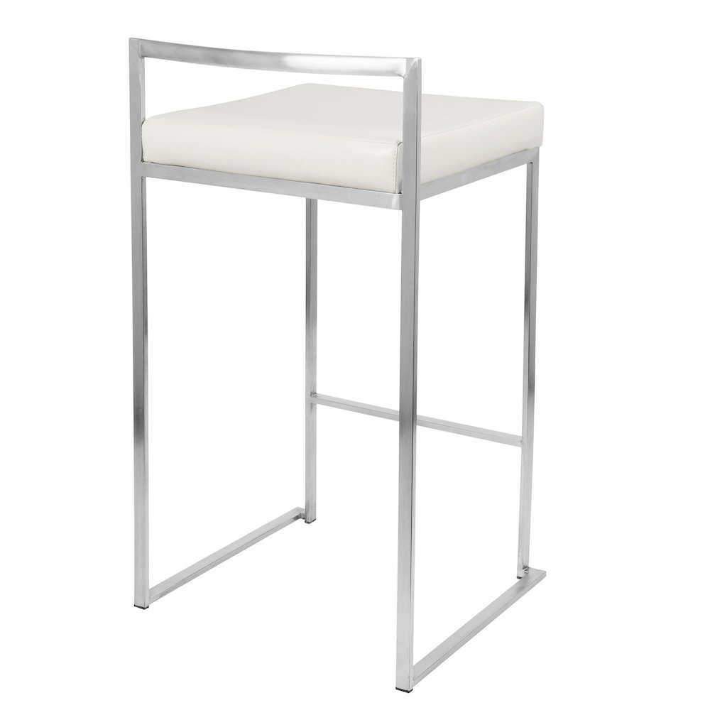 Fuji Stacker 26" Fixed-Height Counter Stool - Set of 3. Picture 4