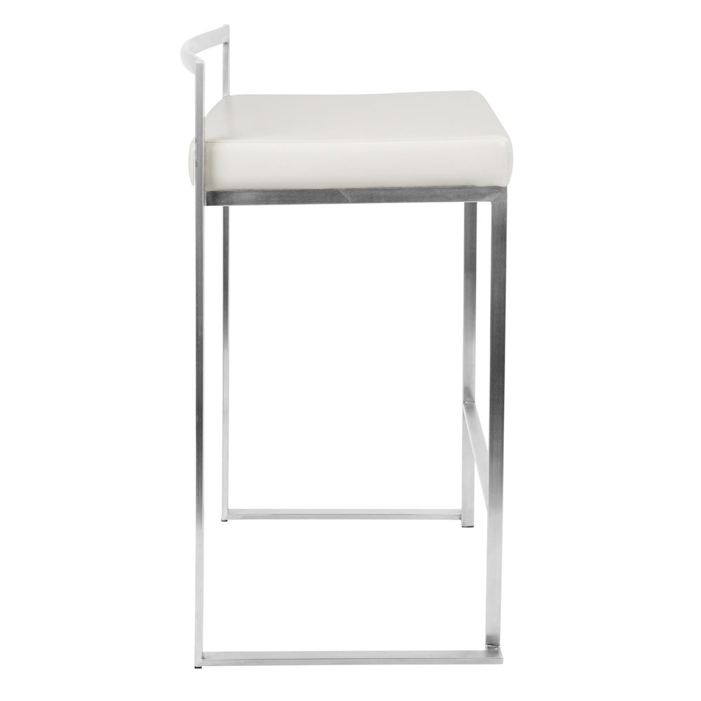 Fuji Stacker 26" Fixed-Height Counter Stool - Set of 3. Picture 3
