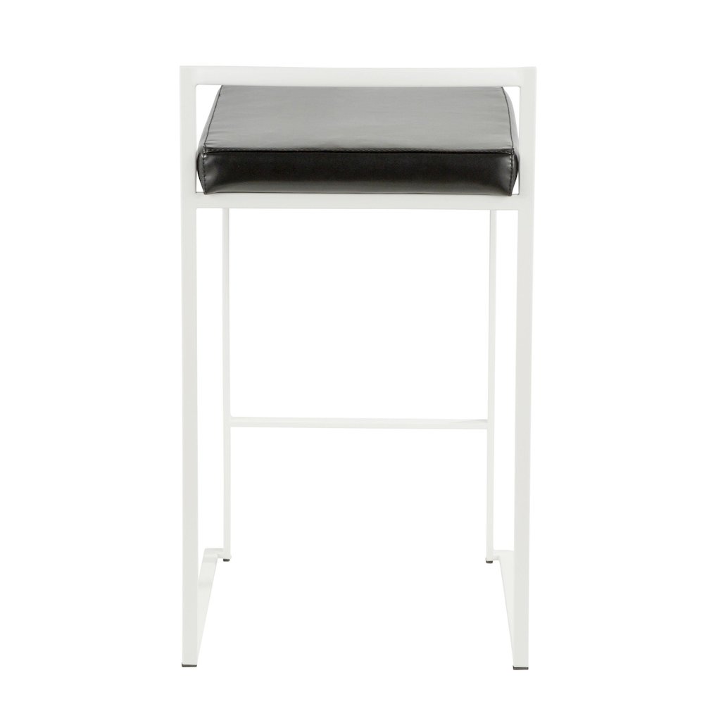 Fuji Stacker 26" Fixed-Height Counter Stool - Set of 3. Picture 5
