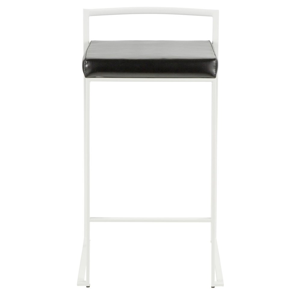 Fuji Stacker 26" Fixed-Height Counter Stool - Set of 3. Picture 6