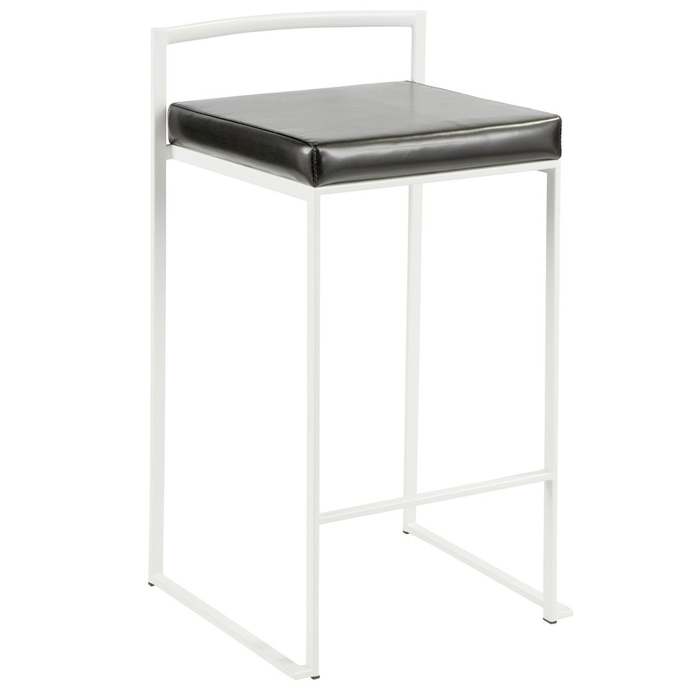 Fuji Stacker 26" Fixed-Height Counter Stool - Set of 3. Picture 2