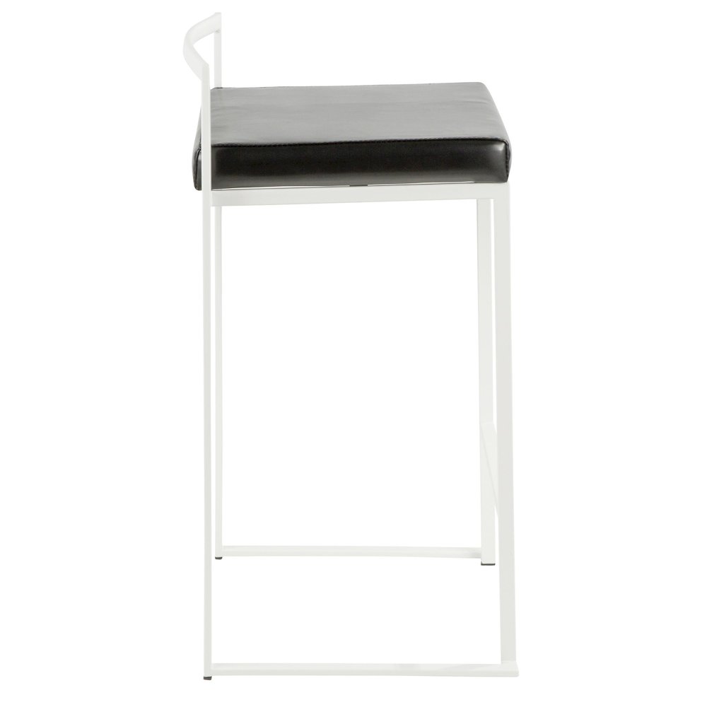 Fuji Stacker 26" Fixed-Height Counter Stool - Set of 3. Picture 3