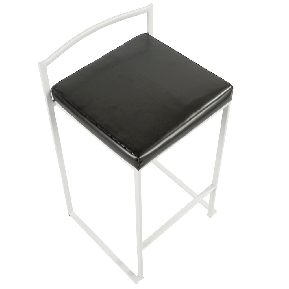 Fuji Stacker 26" Fixed-Height Counter Stool - Set of 3. Picture 7