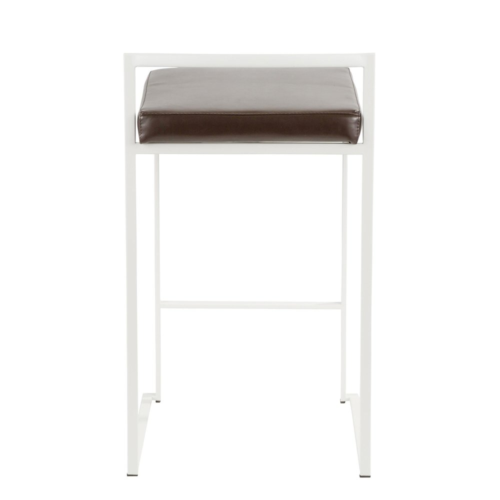 Fuji Stacker 26" Fixed-Height Counter Stool - Set of 3. Picture 5