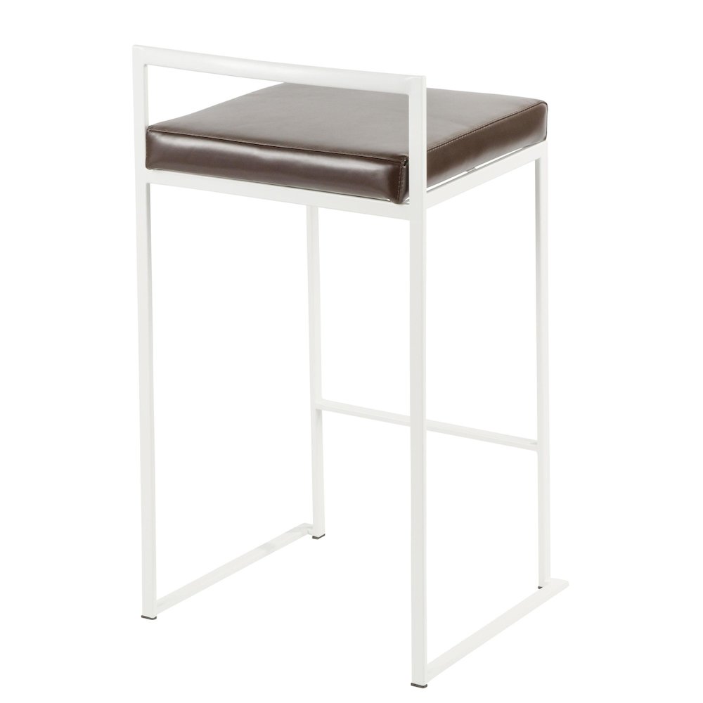 Fuji Stacker 26" Fixed-Height Counter Stool - Set of 3. Picture 4