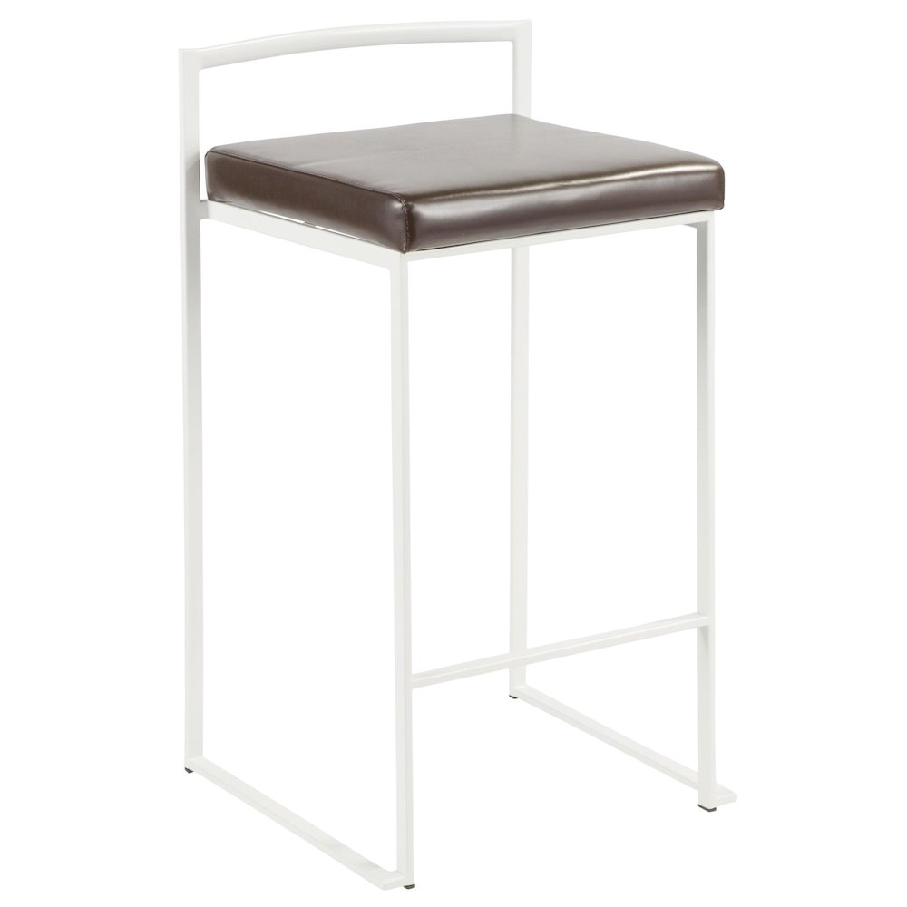 Fuji Stacker 26" Fixed-Height Counter Stool - Set of 3. Picture 2