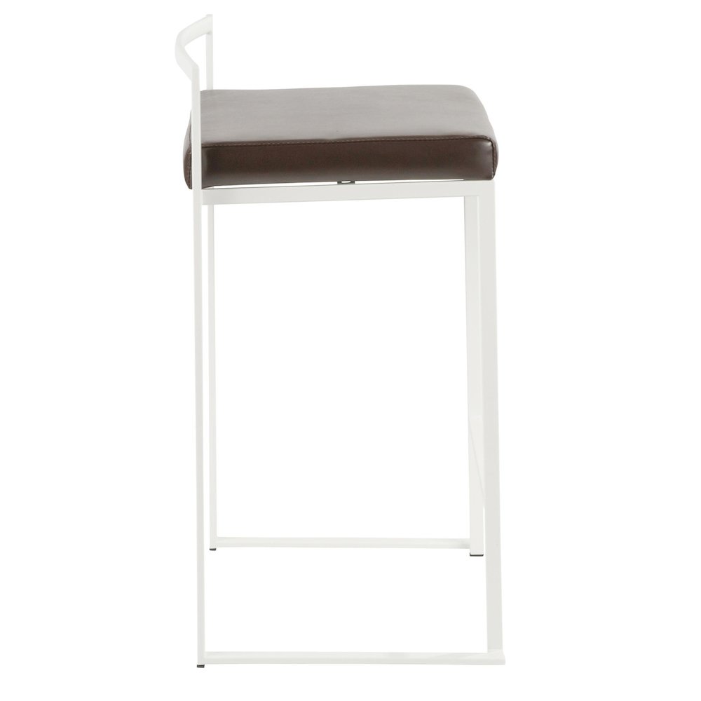 Fuji Stacker 26" Fixed-Height Counter Stool - Set of 3. Picture 3