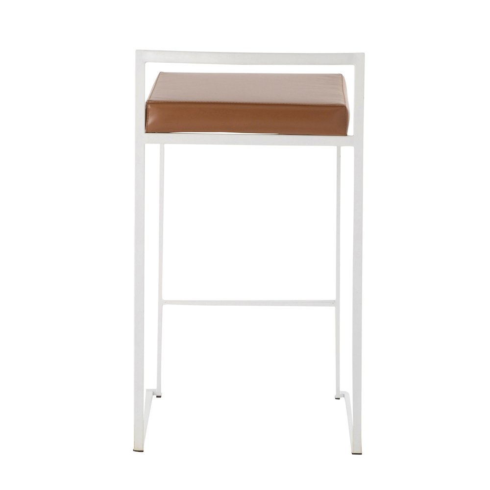 Fuji Stacker 26" Fixed-Height Counter Stool - Set of 3. Picture 5