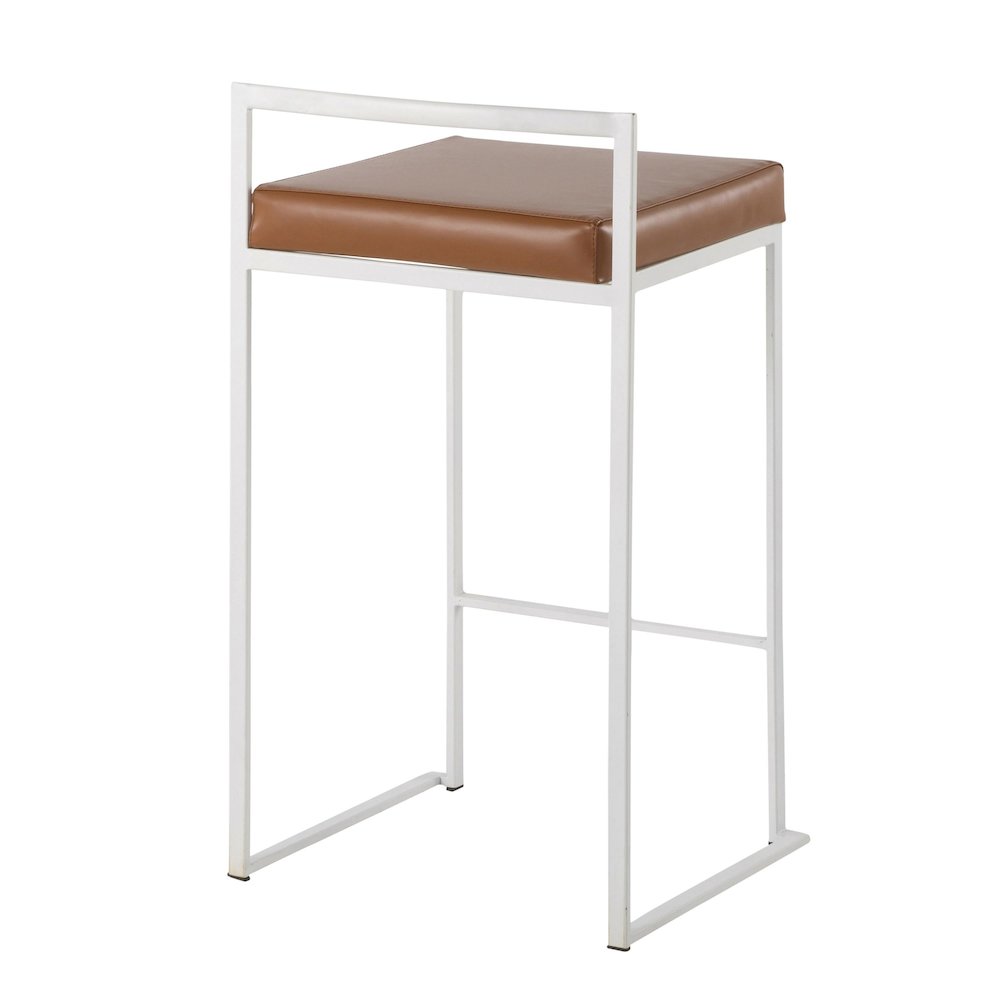 Fuji Stacker 26" Fixed-Height Counter Stool - Set of 3. Picture 4