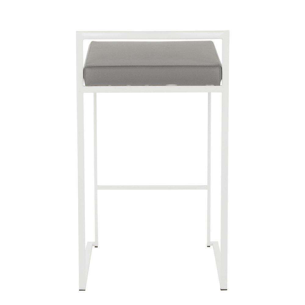 Fuji Stacker 26" Fixed-Height Counter Stool - Set of 3. Picture 5