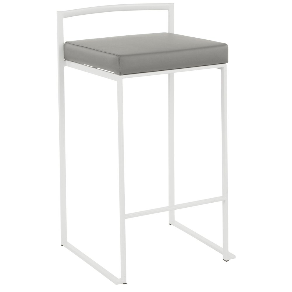 Fuji Stacker 26" Fixed-Height Counter Stool - Set of 3. Picture 2