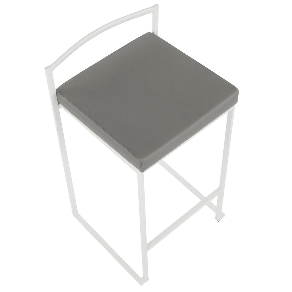 Fuji Stacker 26" Fixed-Height Counter Stool - Set of 3. Picture 7