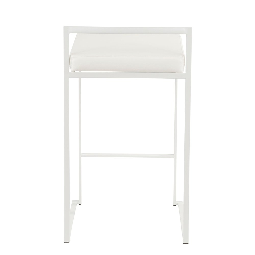 Fuji Stacker 26" Fixed-Height Counter Stool - Set of 3. Picture 5