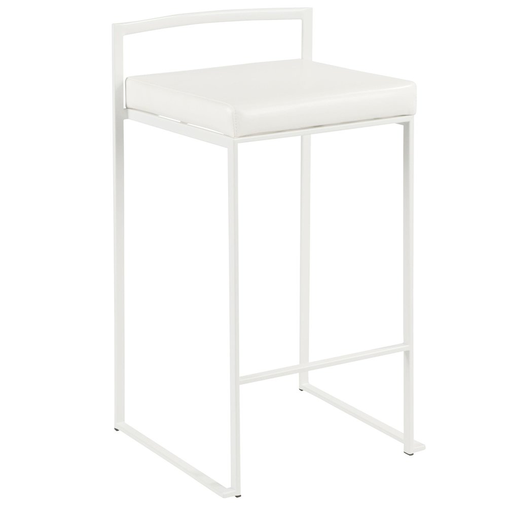 Fuji Stacker 26" Fixed-Height Counter Stool - Set of 3. Picture 2