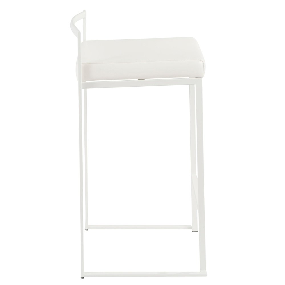 Fuji Stacker 26" Fixed-Height Counter Stool - Set of 3. Picture 3