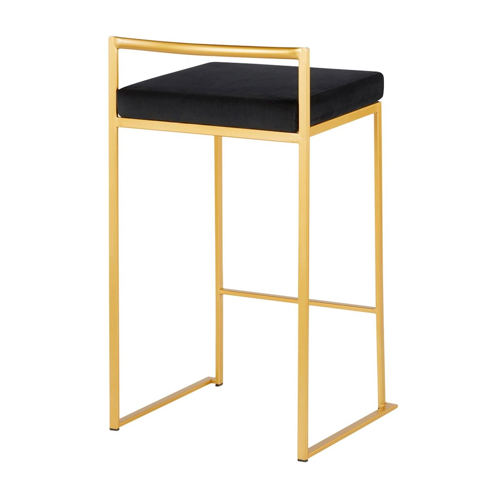 Fuji Stacker 26" Fixed-Height Counter Stool - Set of 3. Picture 4