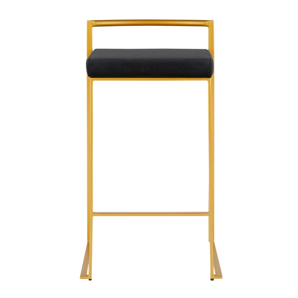 Fuji Stacker 26" Fixed-Height Counter Stool - Set of 3. Picture 6