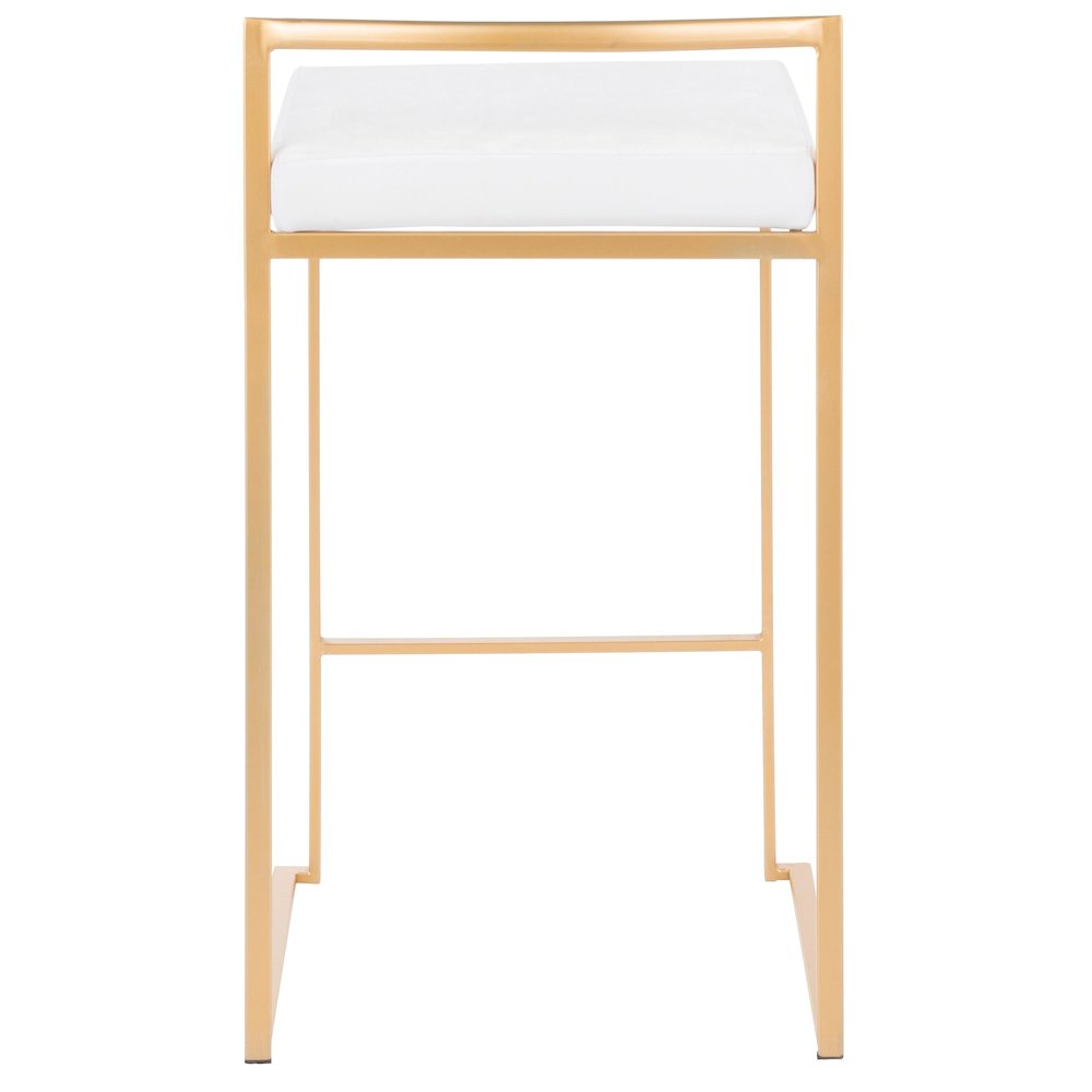Fuji Stacker 26" Fixed-Height Counter Stool - Set of 3. Picture 5