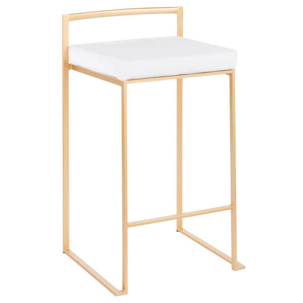 Fuji Stacker 26" Fixed-Height Counter Stool - Set of 3. Picture 2