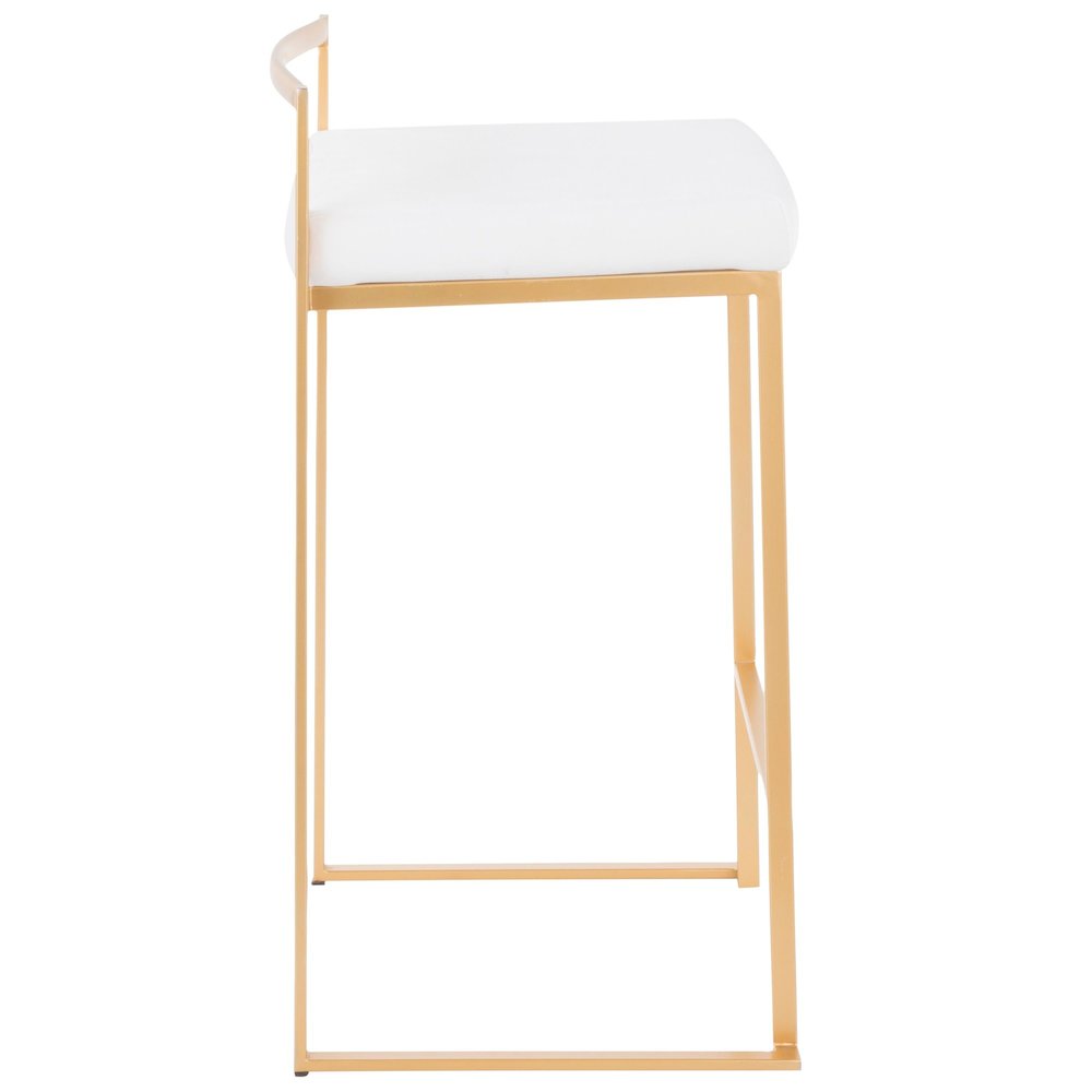 Fuji Stacker 26" Fixed-Height Counter Stool - Set of 3. Picture 3