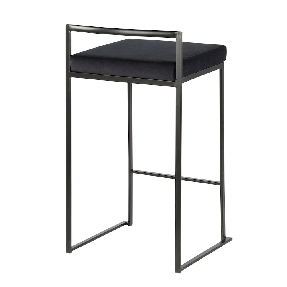 Fuji Stacker 26" Fixed-Height Counter Stool - Set of 3. Picture 4