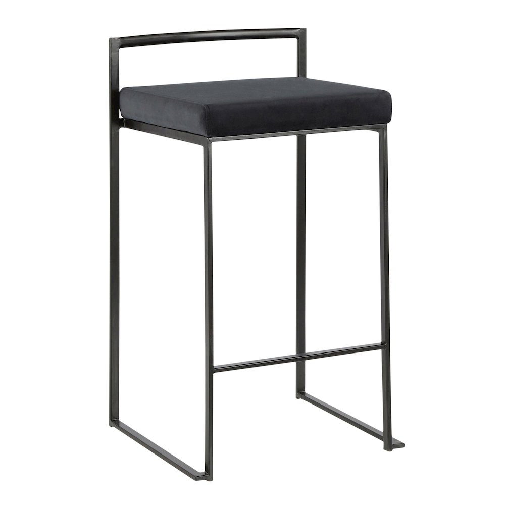 Fuji Stacker 26" Fixed-Height Counter Stool - Set of 3. Picture 2
