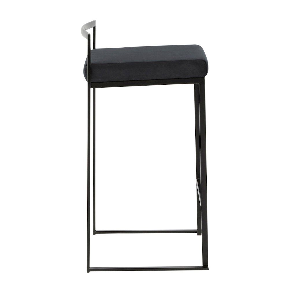Fuji Stacker 26" Fixed-Height Counter Stool - Set of 3. Picture 3